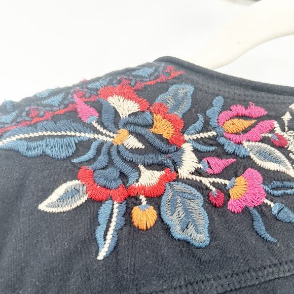 Johnny Was Womens Boho Festival Embroidered Floral Tunic Top Blouse‎ Size S - Picture 7 of 8